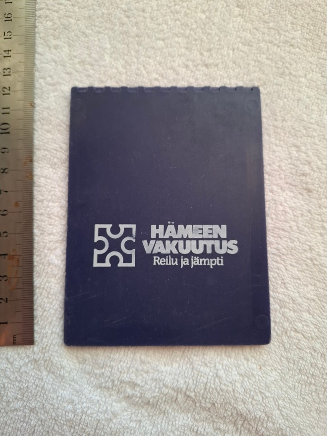 Hämeen vakuutus jääraappa vintage