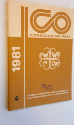 ICO: Iconographisk post nr. 4/1981 (mukana liite)