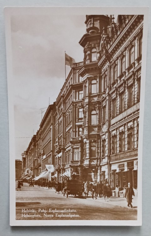Helsinki, Pohj. Esplanaadinkatu, vanha mv pk, ei p.