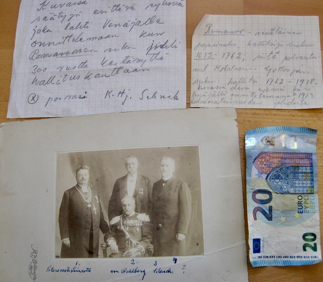VANHA Valokuva Suomalainen Venäjän Kenraali ym 1912 UPEA