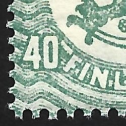 1926 M-17 40 p kapeat numerot HR ** LaPe 115 B I W 1 väri b