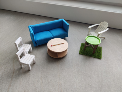 Lundby nukkekodin huonekaluja