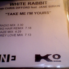 WHITE RABBIT + CHRIS DIFFORD Feat. JANE BIRKIN :: PROMO CDR - pikkukuva 1