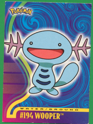 Pokémon 2001 Topps Wooper