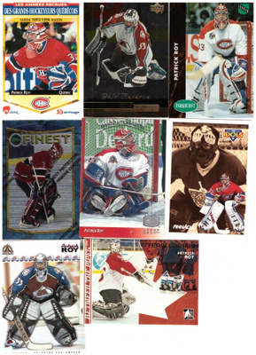 8 x Maalivahti PATRICK ROY Avalance, Canadiens, Team CAN