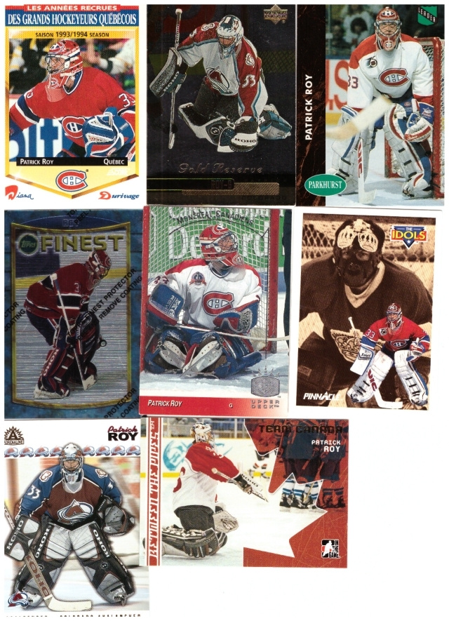 8 x Maalivahti PATRICK ROY Avalance, Canadiens, Team CAN