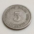 Saksa 5 Pfennig 1889A - pikkukuva 3