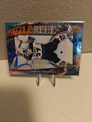 2025-26 Upper Deck #SR-56Connor Hellebuyck Sizzle Reel Speck