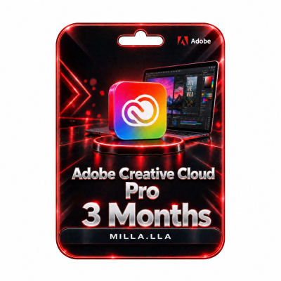 Adobe Creative Cloud Pro 3 kuukautta – aktivointikoodi