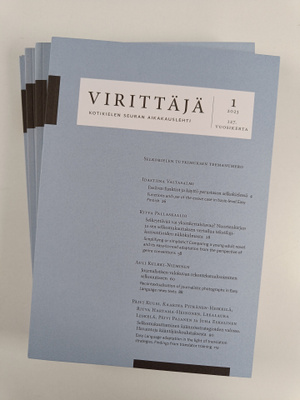 Virittäjä vuosikerta 2023 (1-4)