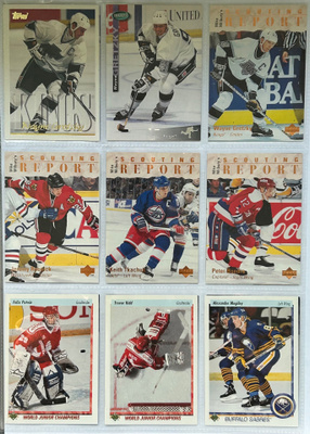 Nhl jääkiekko keräilykortit 50c/kpl