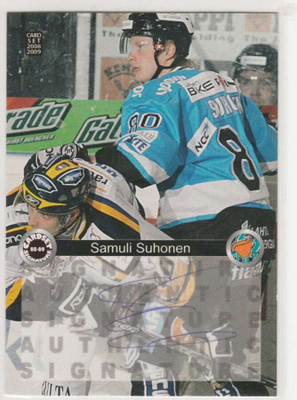 2008/09 Cardset Signature Samuli Suhonen , Pelicans