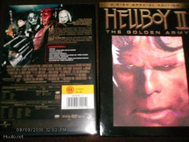 HELLBOY II The Golden Army 2DVD ( Sis.postikulut )