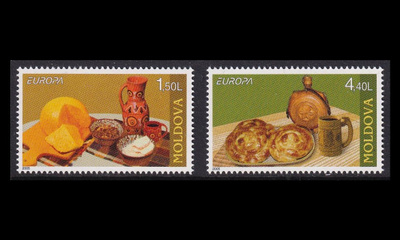 Moldova 511-2 ** Europa gastronomia (2005)