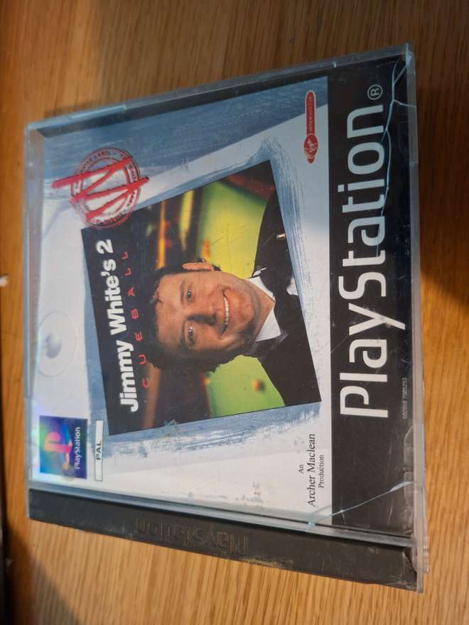 PS1 Jimmy Whites 2 Cueball CIB