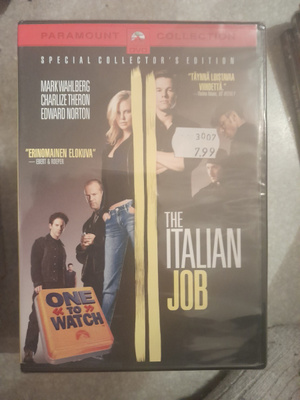 Italian job dvd,jason statham