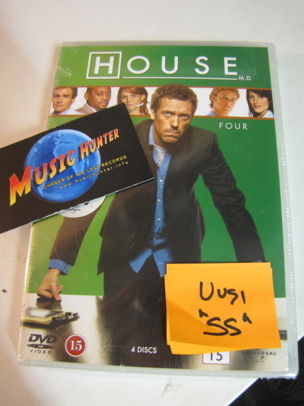HOUSE - 4.TUOTANTOKAUSI UUSI DVD BOX
