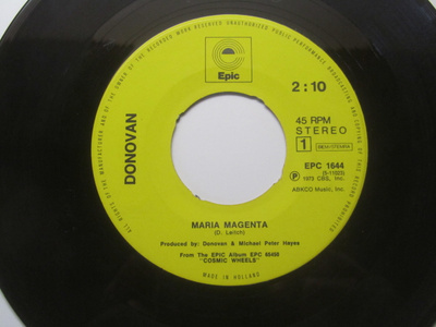 Donovan: Maria Magenta 7" single 1973