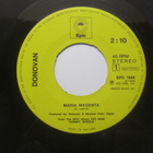 Donovan: Maria Magenta  7" single   1973 - pikkukuva 1