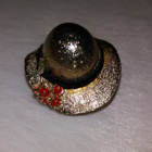 Vintage kullattua hopea emali rintakoru Ruotsi 830 - pikkukuva 1