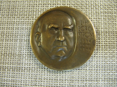 L.H.Borgström mitali 1946 /Oiva Helenius 1946.