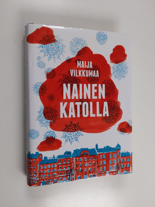Maija Vilkkumaa : Nainen katolla (signeerattu, tekijän om...