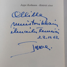 Joppe Karhunen : Kiitävät siivet (signeerattu, tekijän om... - pikkukuva 3