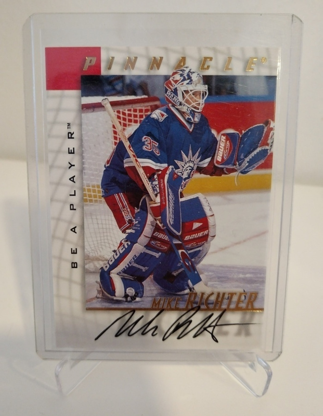 1997-98 Pinnacle Be A Player Signature Mike Richter #37