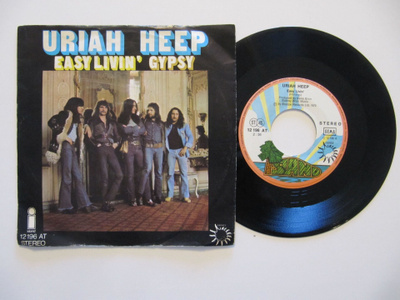 Uriah Heep – Easy Livin' / Gypsy 7" sinkku