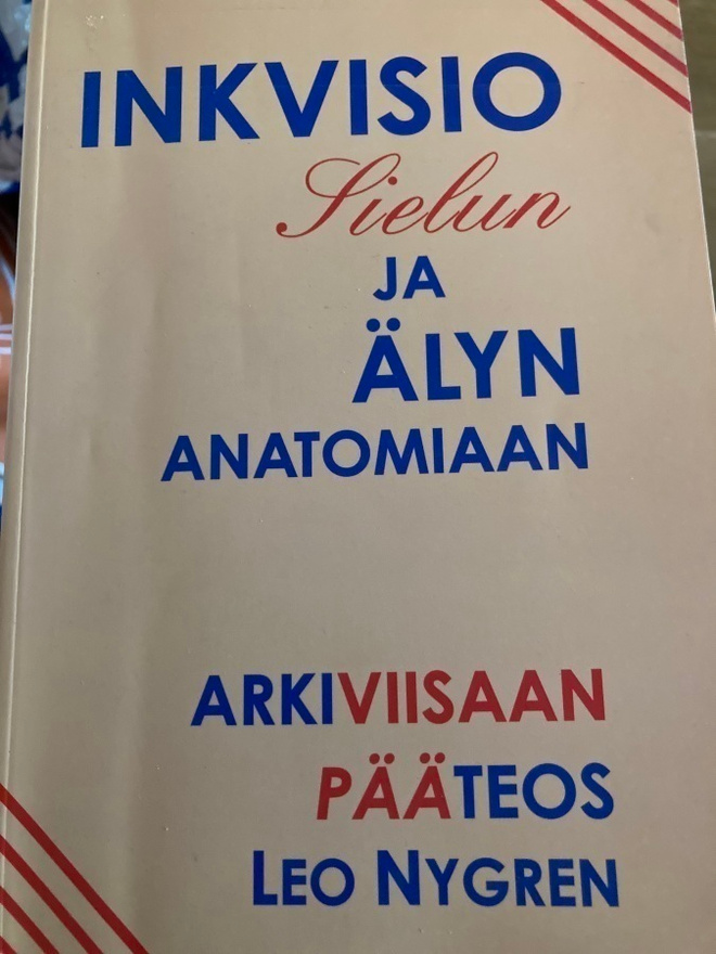 LEO NYGREN: INKVISIO - SIELUN JA ÄLYN ANATOMIAAN