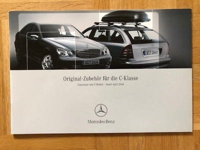 Esite Mercedes W203/S203 C-luokka: varusteet ja tarvikkeet