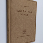 P. J. Muukkonen : Asiakirjaopas - pikkukuva 1