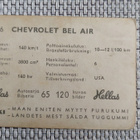 Hellas Autosarja 65 # 106 Chevrolet Bel Air - pikkukuva 2