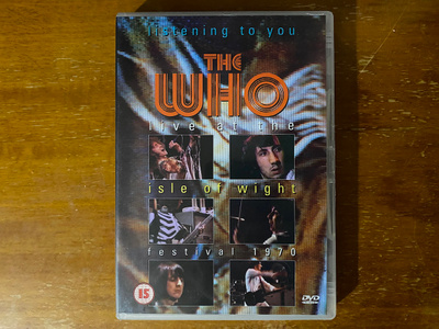 The Who Live at the Isle of Wight festival 1970 DVD