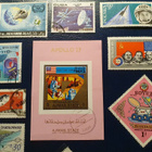 Avaruusaiheisia postimerkkejä 11 kpl + miniarkki Apollo 17 - pikkukuva 3
