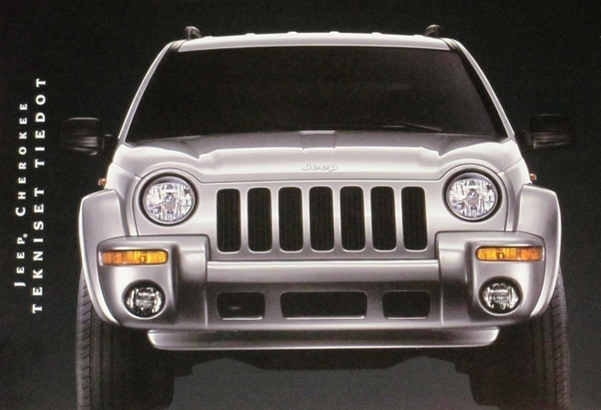2002 Jeep Cherokee esite - suomalainen - KUIN UUSI