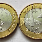 Suomi 5 eur, maakuntaraha+maakuntien rakenn. Satakunta, unc - pikkukuva 1