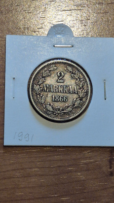 2 markkaa 1866