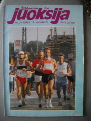Juoksija lehti Nro 7/1988 (7.11)