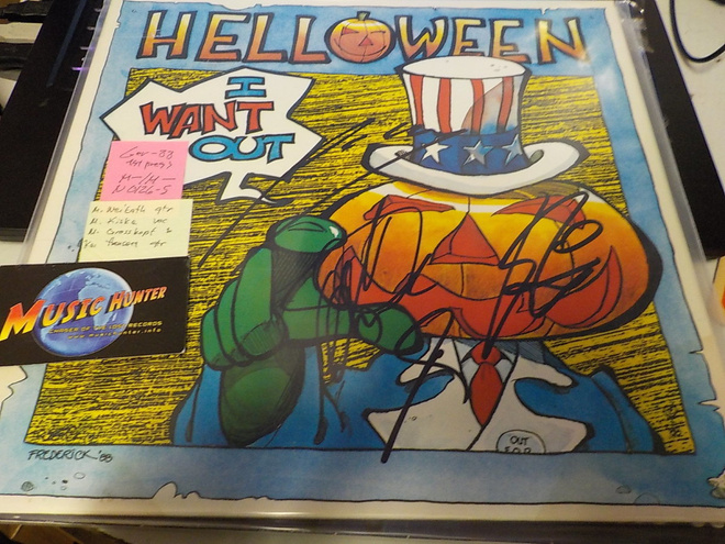 HELLOWEEN - I WANT OUT 12'' MAXI-SINGLE NELJÄLLÄ NIMMARILLA