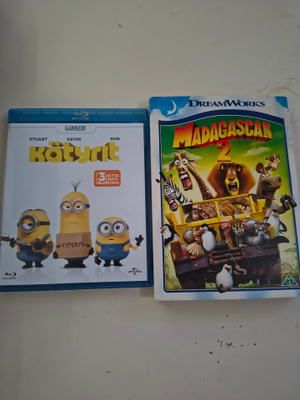 Kätyrit ja Madagaskar bluray / dvd