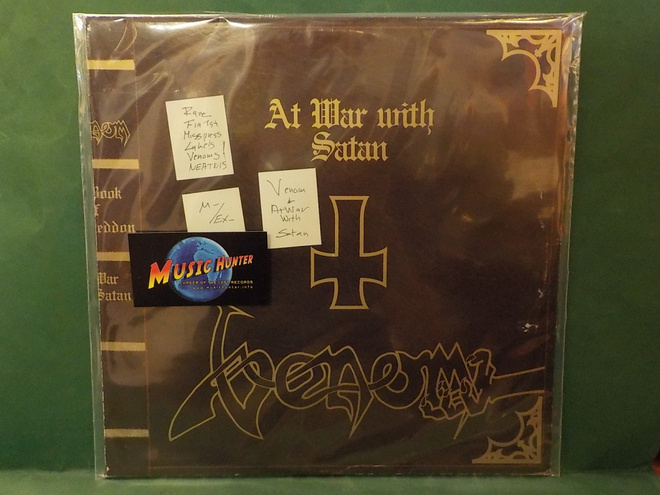 VENOM - AT WAR WITH SATAN M-/EX- RARE 1ST FIN PRESS LP
