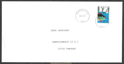Postilähetys - Kalastus (LAPE 1134) Tampere 52 30.4.1991