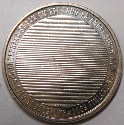 Ruotsi. 1 krona 2009.