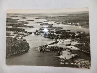 VANHA Postikortti Keuruu n. 1950-l Karhumäki