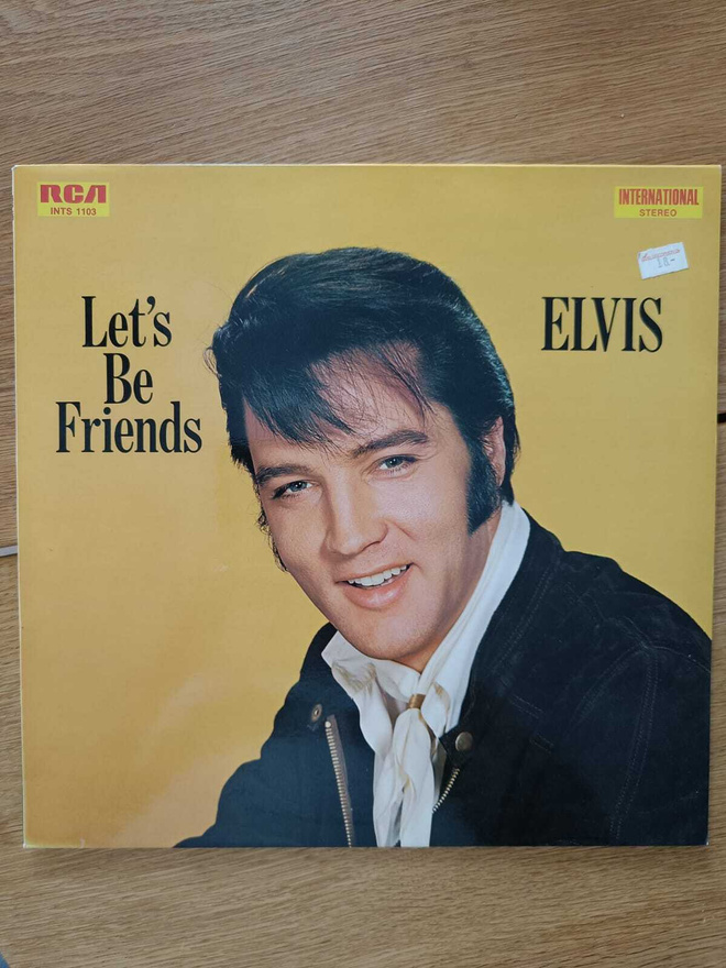 AUCTION - ELVIS LET'S BE FRIENDS LP GER-70 PURPLE LABEL