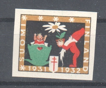 Tub joulumerkki  1931  hammastamaton