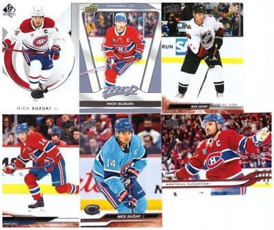 6 x NICK SUZUKI Montreal Canadiens