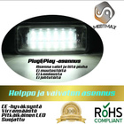 Subaru LED rekisterikilven valot — kirkkaan valkoinen 6000 - pikkukuva 5