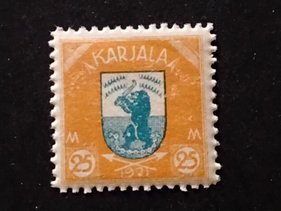1922 karjala 25mk**